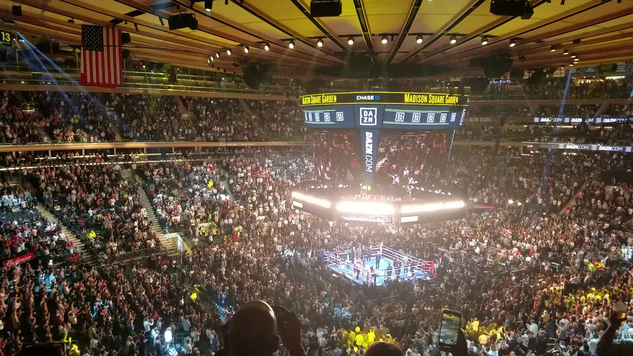 Sweet Caroline Anthony Joshua vs. Andy Ruiz Madison Square Garden MSG June 1 2019