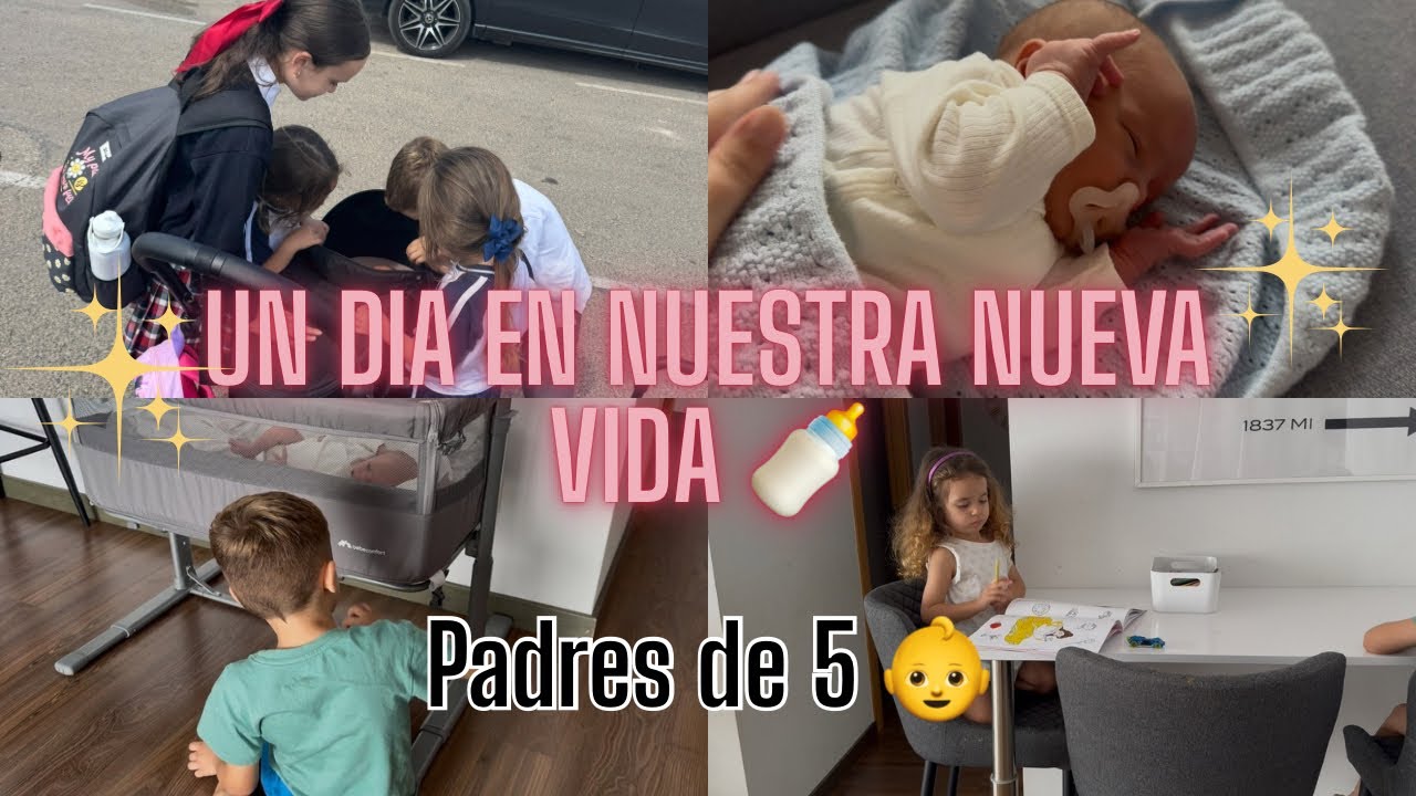 UN DÍA EN NUESTRA NUEVA VIDA como PADRES de 5 🐣Vlog familiar ✨