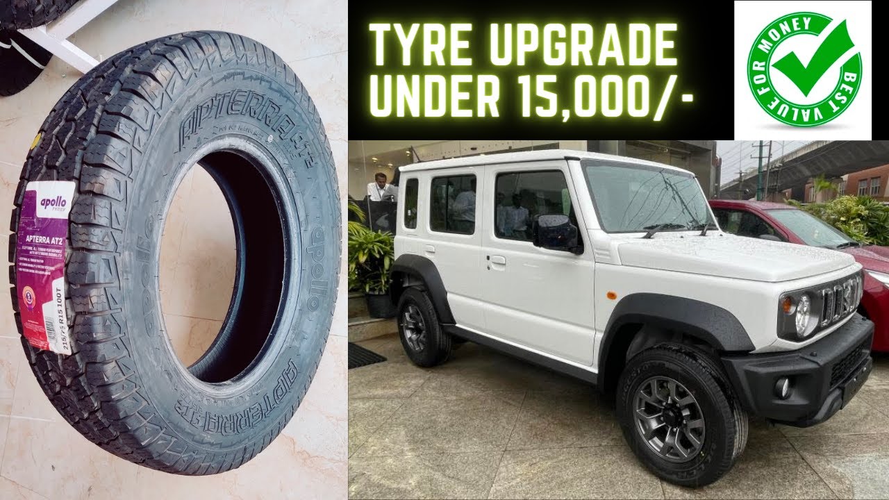 Best Tyre for Jimny 5-door | Apollo Apterra At2 215/75r15
