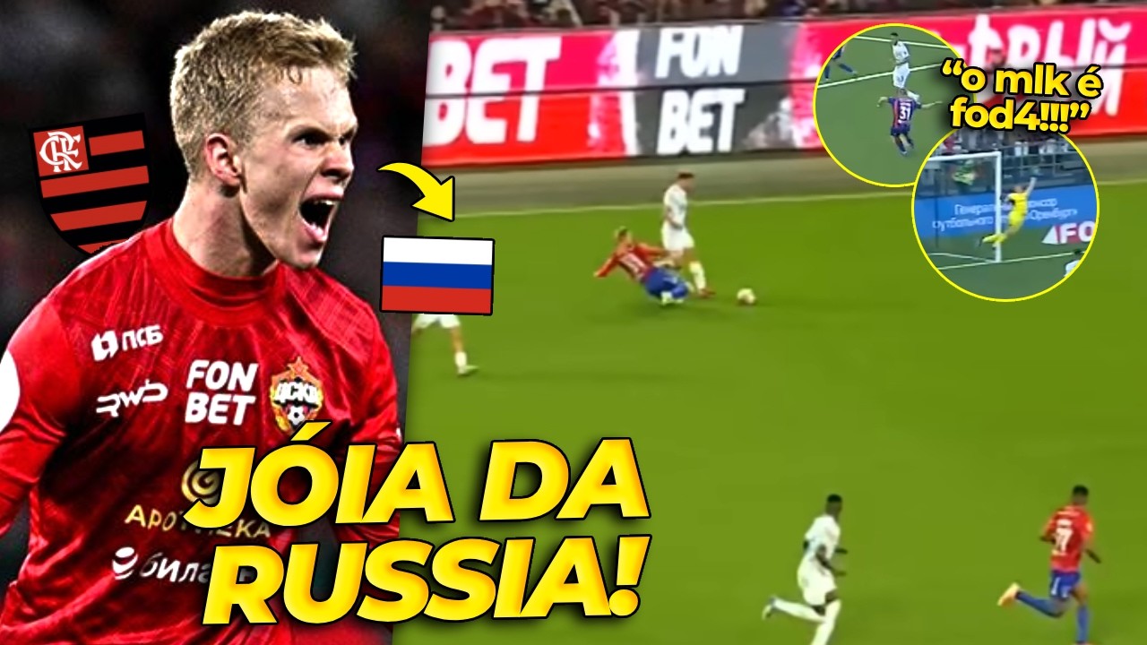 JÓIA RUSSA DE R$120 MILHÕES DE REAIS NO FLAMENGO? MATVEY KISLYAK ATRAI O INTERESSE DO MENGÃO!