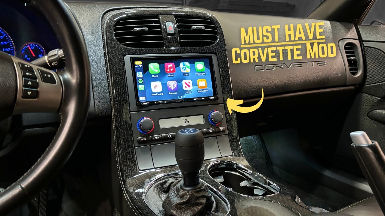 C6 Corvette Double DIN Install & Review - SONY XAV AX5600