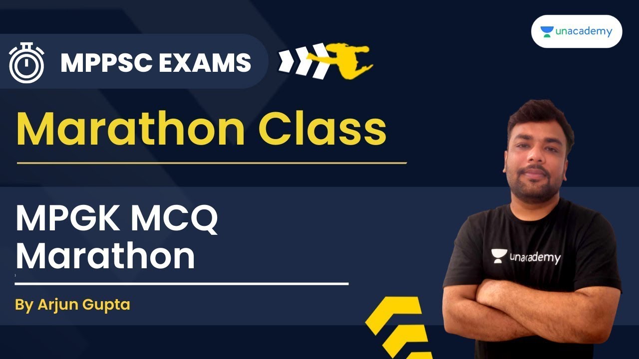 MPGK MCQ Marathon (Part-2) | Arjun Gupta | Unacademy - MPPSC & VYAPAM