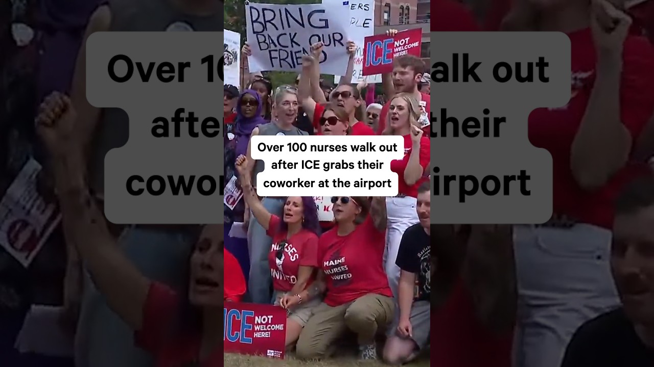 Nurses Protest ICE Detains Coworker