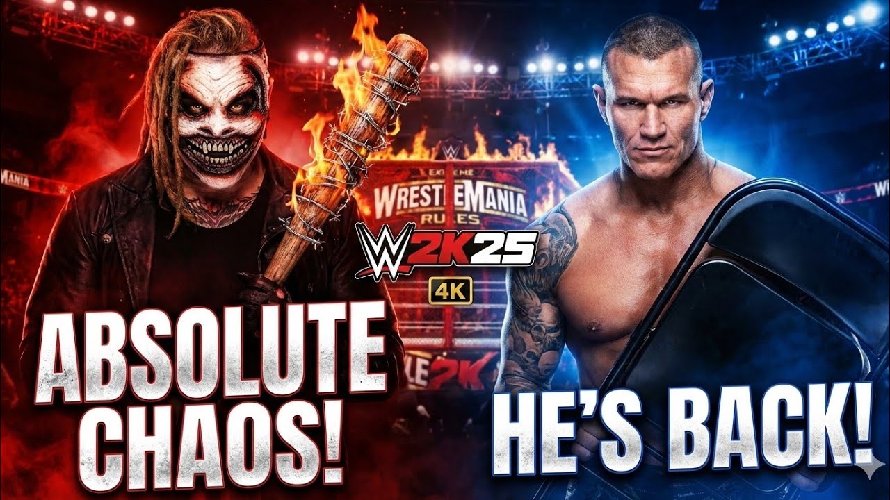 THE FIEND DESTROYS ORTON?! 😱 WrestleMania Extreme Rules (WWE 2K25 PC Max Settings)