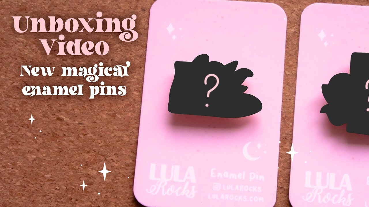 ASMR Enamel Pin Collection Unboxing | Relaxing No-Talking Sounds