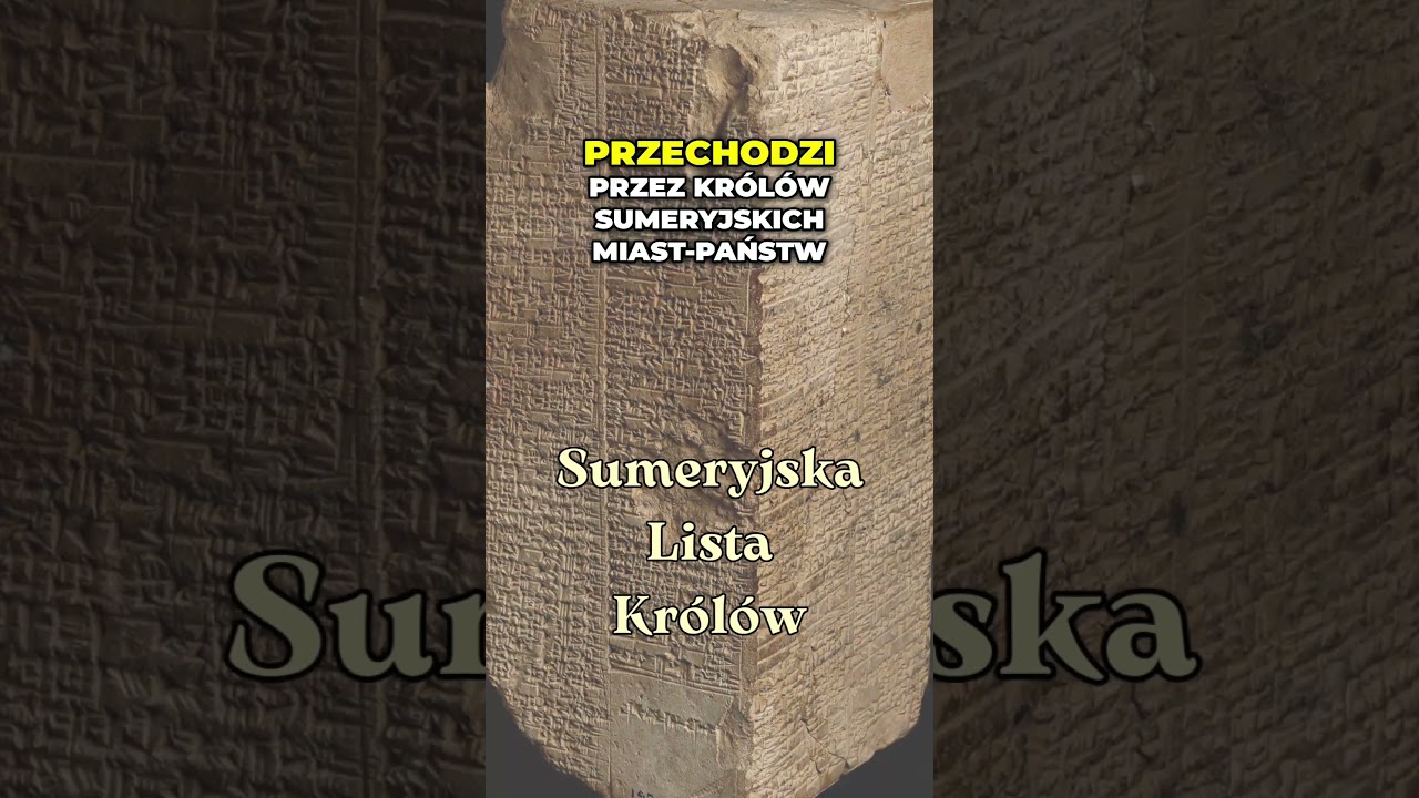 Sumeryjska Lista Kr&oacute;l&oacute;w  Fascynujący Dokument Starożytnej Mezopotamii  #starożytność #sumerowie