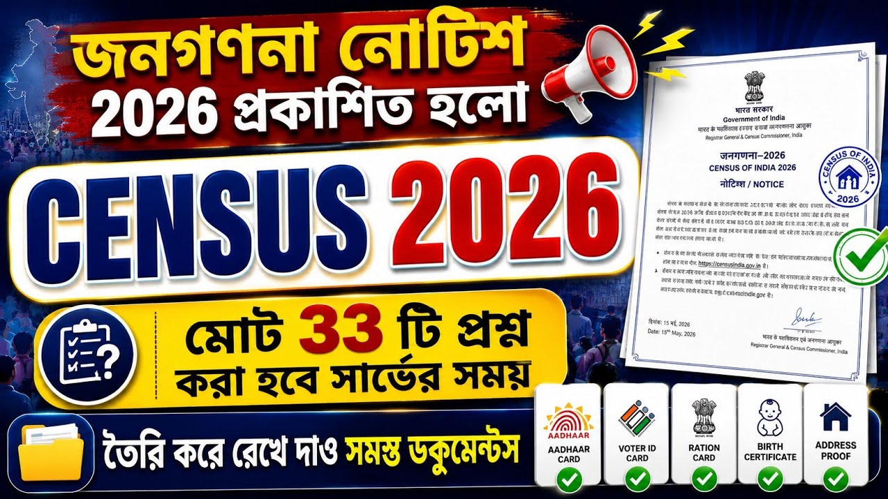 Census 2027 New Rules Explained | House Survey Questions List | Latest Government Update 