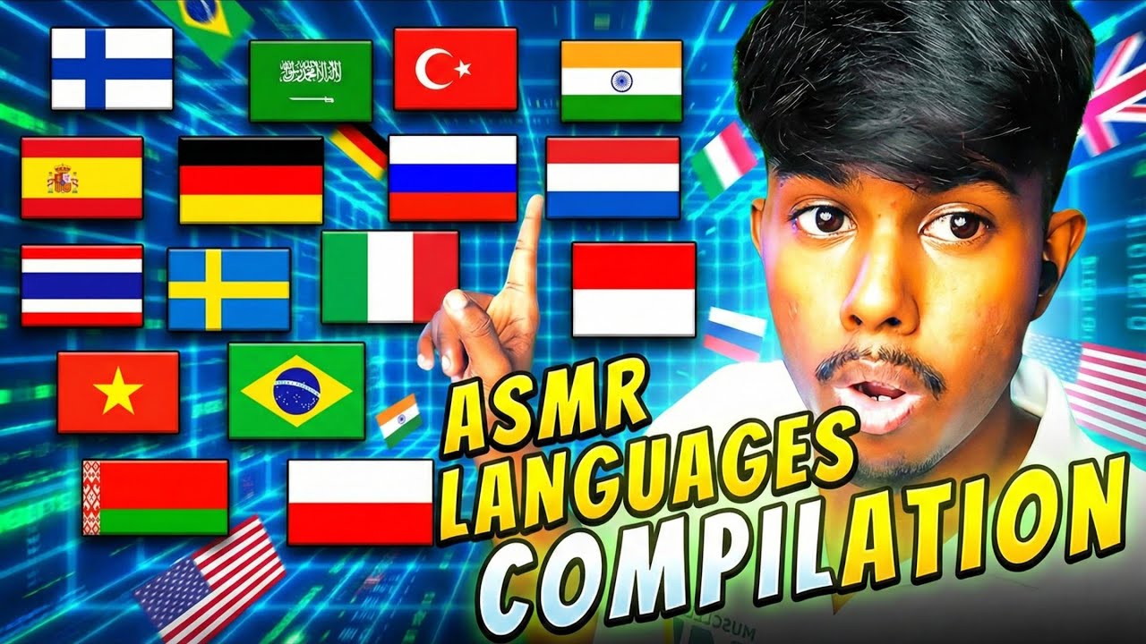 ASMR Multiple Languages | Compilation!
