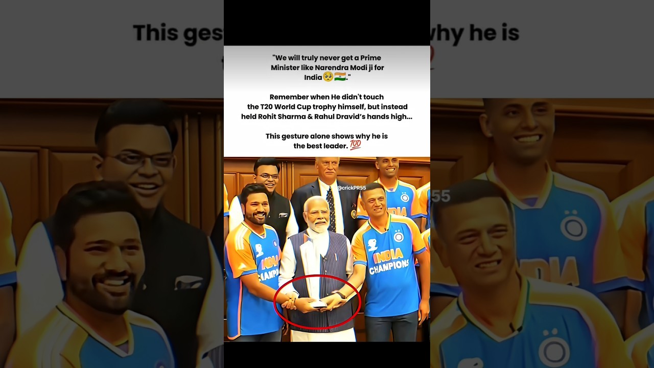 PM Narendra Modi's Heartwarming Gesture After India's T20 World Cup Win 🇮🇳🥹 | Rohit Sharma |