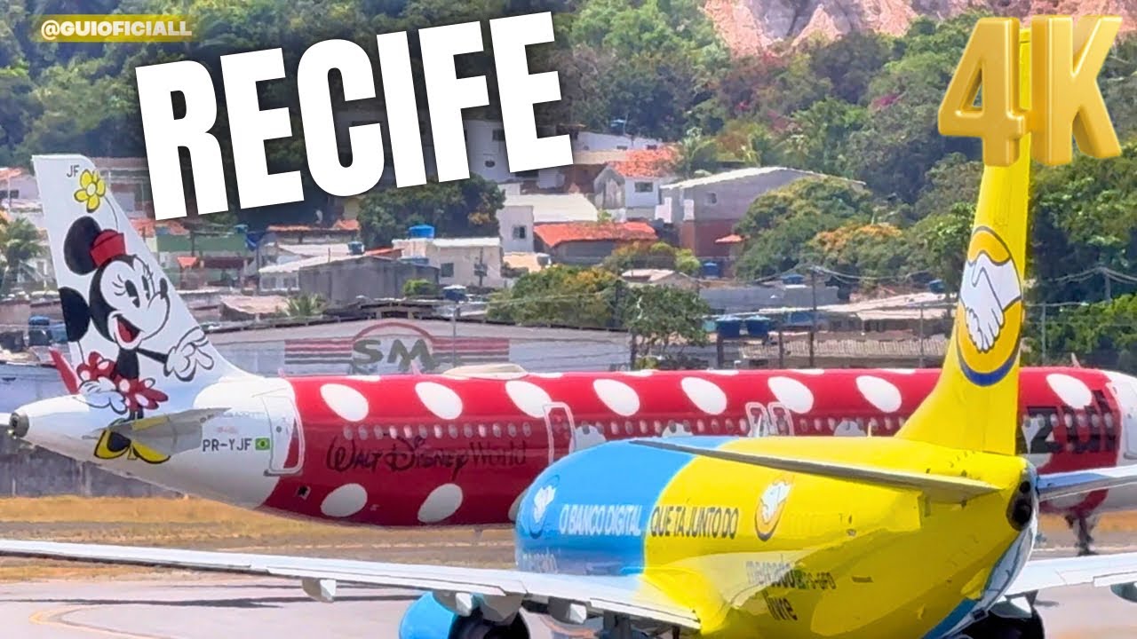 POUSO E DECOLAGEM AEROPORTO RECIFE 19/11/2025￼