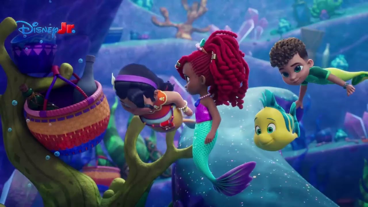 😇 Mała naśladowczyni | Ariel | Disney Junior Polska