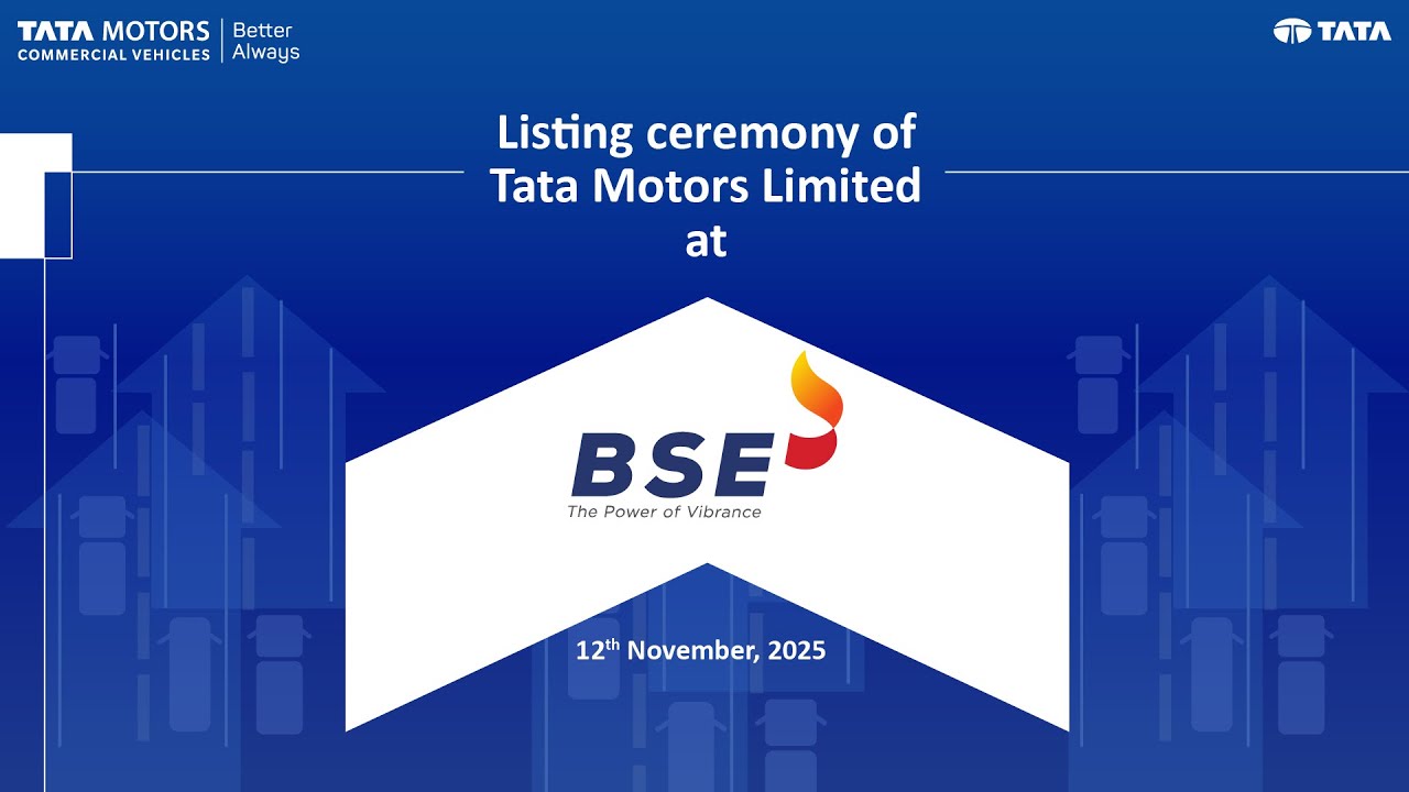 Listing Ceremony of Tata Motors Limited at BSE