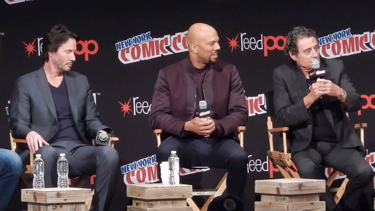 Cast of John Wick 2 w Keenu Reeves & Common  at NYCC 2016: Part 1