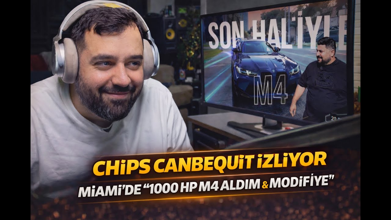 Chips&rsquo;ten Canbequit&rsquo;in &ldquo;Miami&rsquo;de 1000 HP M4&rdquo; Videosunu İzleyerek Yorumluyor!