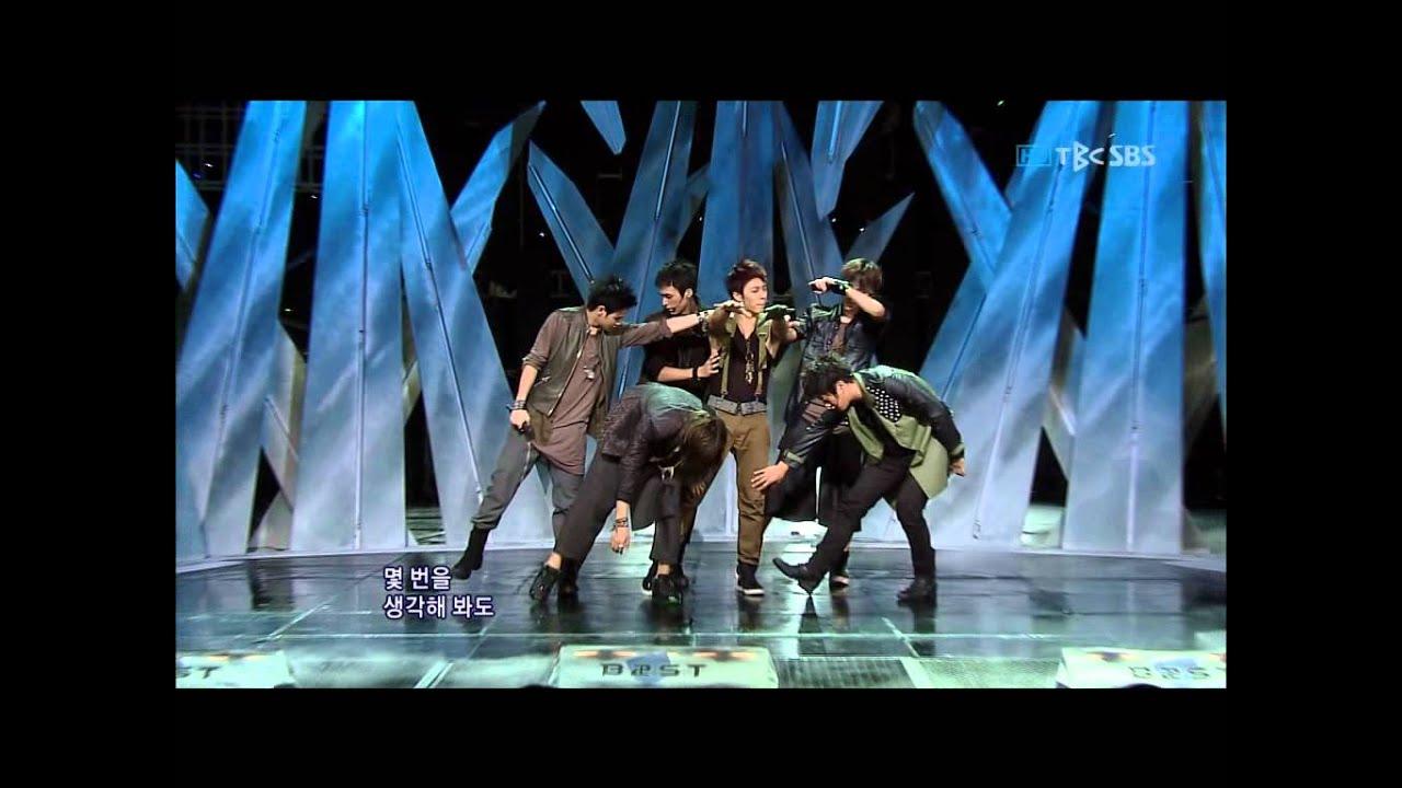 101003 인기가요 비스트BEAST   주먹을 꽉 쥐고 숨Soom LianS