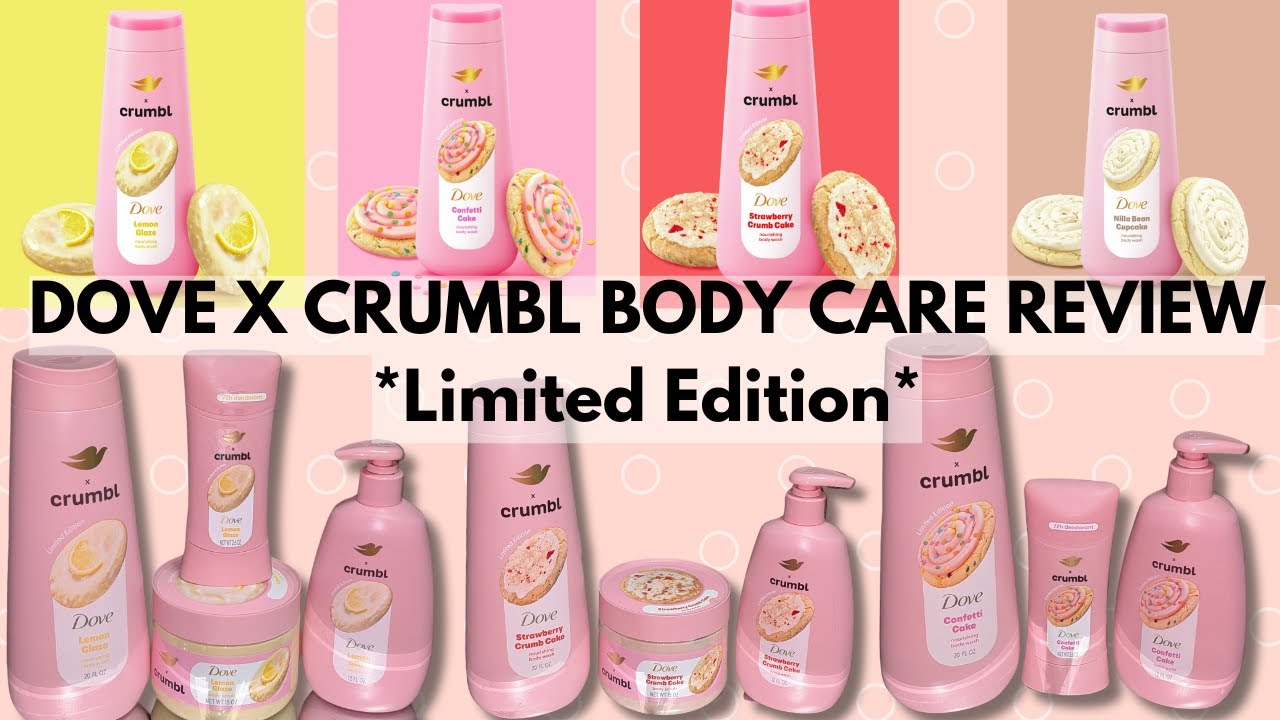 (Review) NEW! 🧁🍰🍪 DOVE X CRUMBL COOKIES ▌Body Care! 