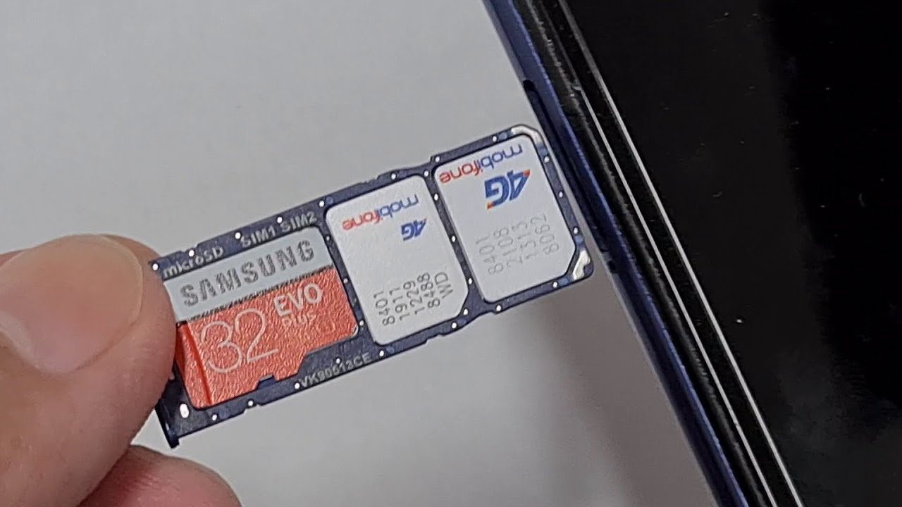 Cách tháo, lắp SIM, Thẻ nhớ điện thoại Samsung Galaxy A10 | Remove, Change Sim, Card Samsung A10.
