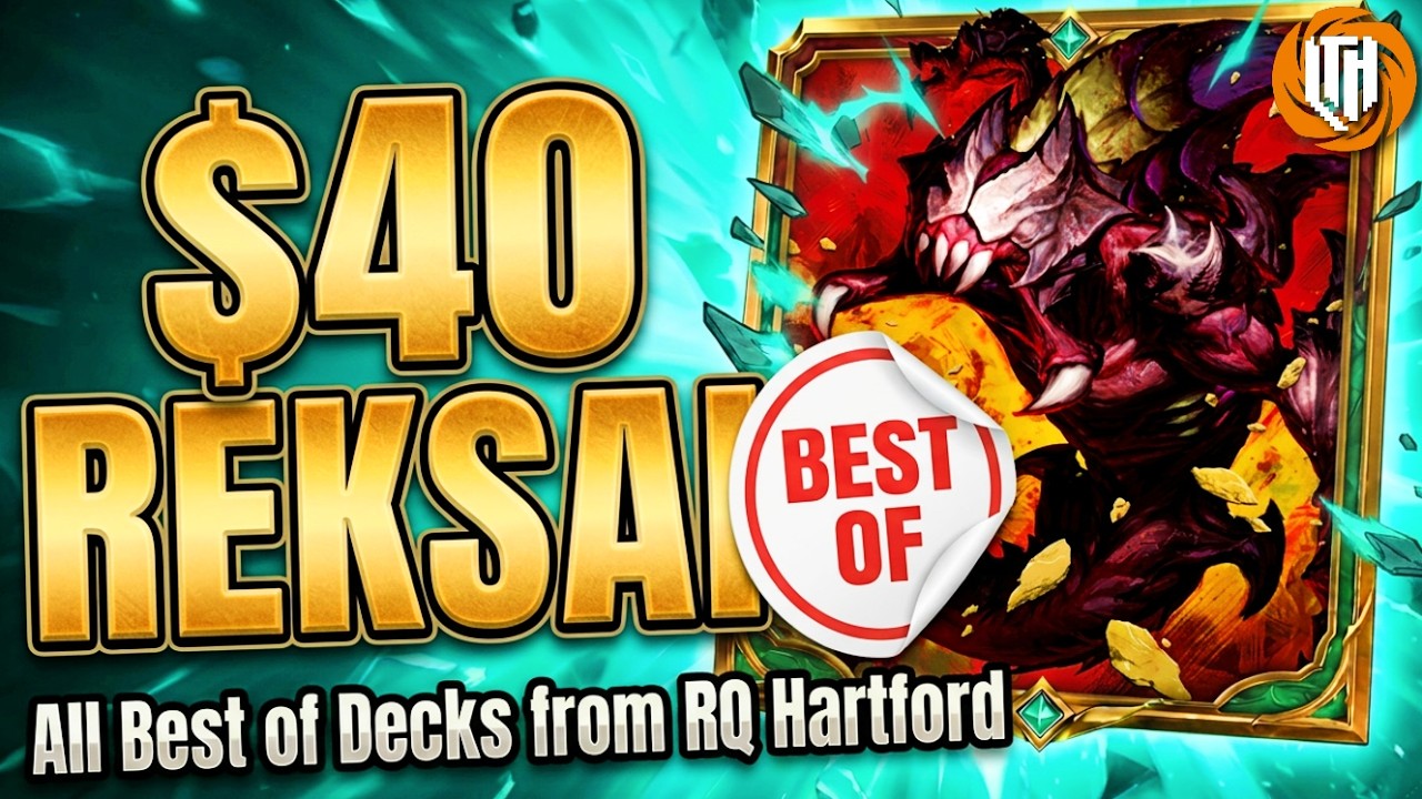 Combo Jhin Gutter Palace & Poor Reksai ARE AWESOME - Best Of Decklists from RQ Hartford