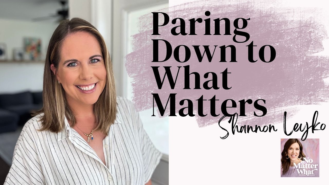 Shannon Leyko: Living Without Excess and Finding Freedom in Christ