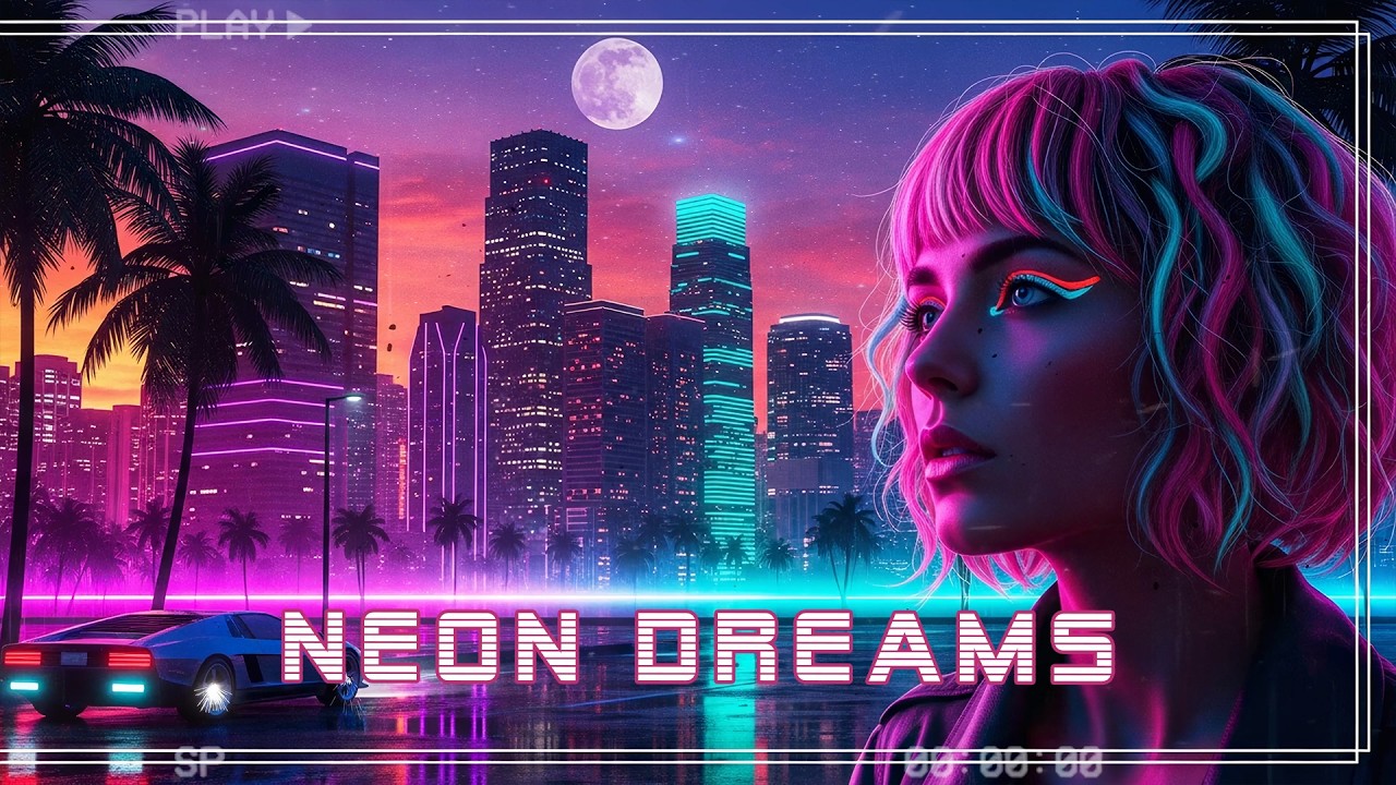 Cyberpunk Neon Dreams 🌃 Retro Synthwave Mix for Late Night Driving 🚗 Midnight City Vibes | 4K