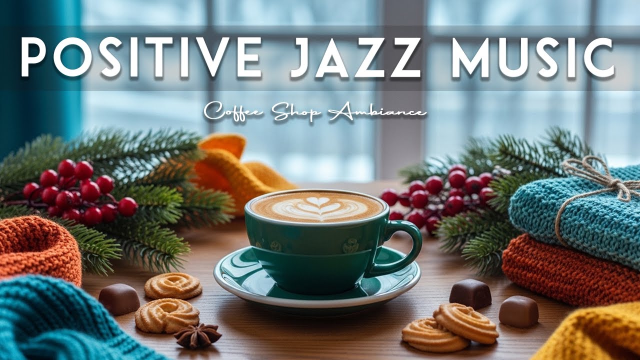 Positive Jazz Music ☕ Coffee Shop Ambiance - Relaxing Bossa Nova Instrumental for Working.
