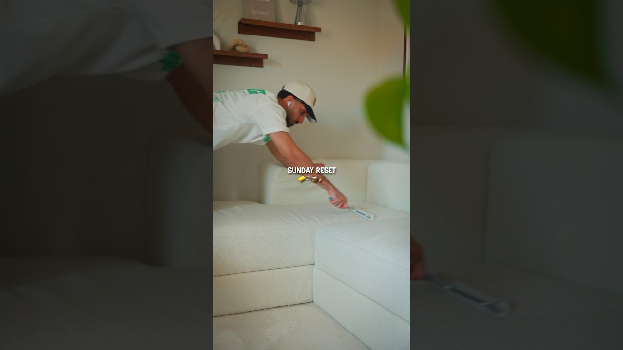 Sunday reset cleaning asmr 🧽🧺 weekly apartment routine #cleantok #asmrcleaning #deepcleaning
