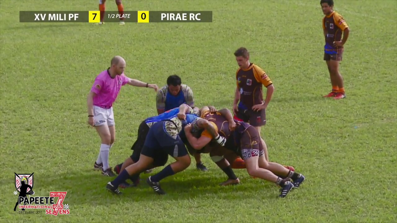 PAPEETE INTERNATIONAL SEVENS 2017 - 22 - XV MILI PF VS PIRAE RC