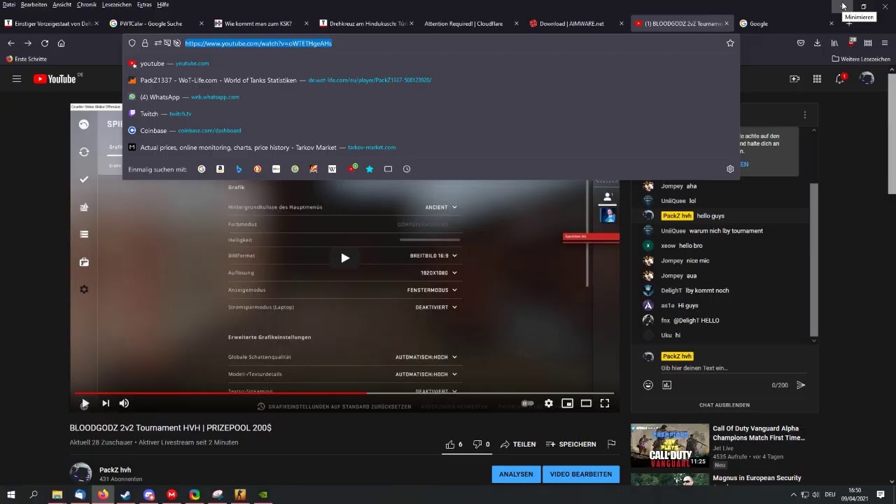 BLOODGODZ 2v2 Tournament HVH | PRIZEPOOL 200$