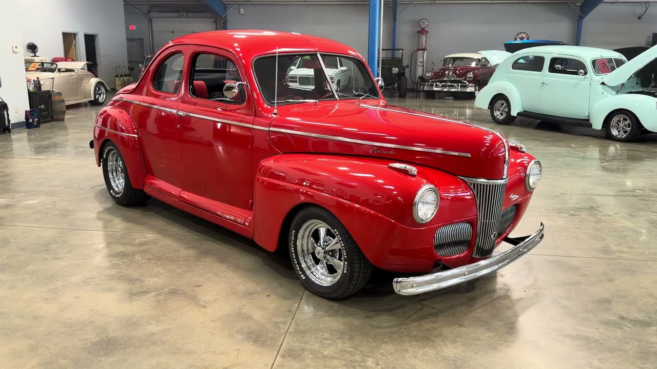 1941 Ford Deluxe Coupe Start Up & Walk Around