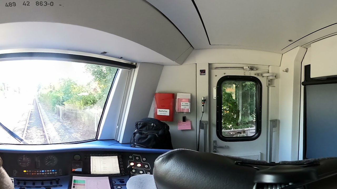 360° Führerstandsmitnahme S-Bahn München S6 Pasing - Tutzing BR423