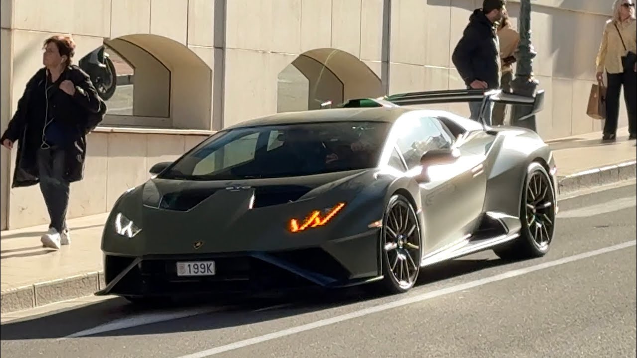 Monaco Millionaire GMK driving His Supercar Collection Lamborghini STO @emman25MC
