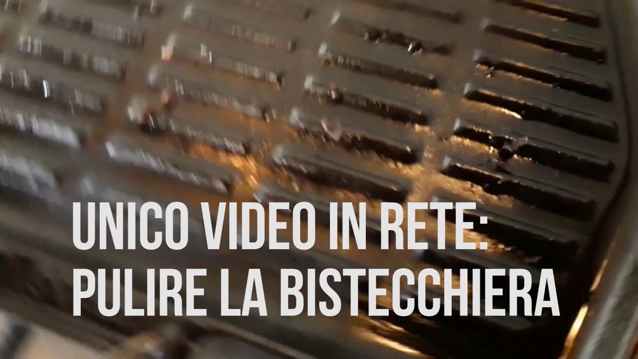 Lavare pulire la bistecchiera - Cast Iron Grill Griddle Cleaning