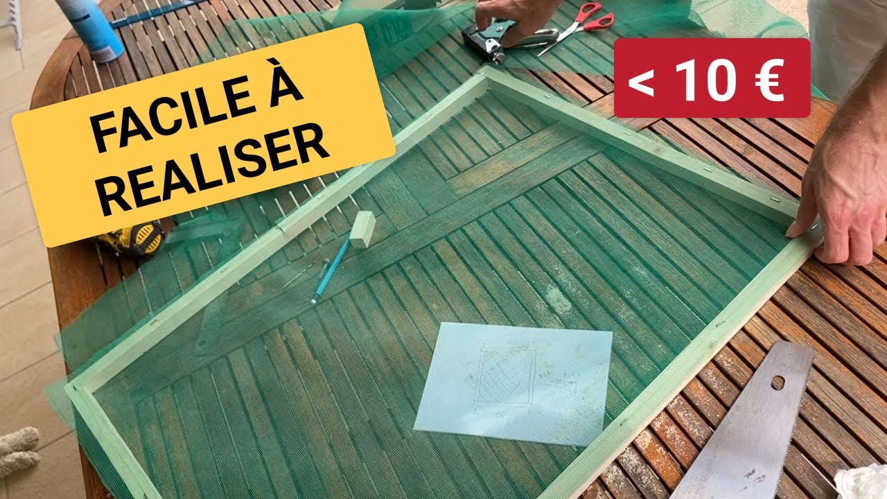 Tuto: Comment faire une moustiquaire soi-même (facile et pas cher) DIY