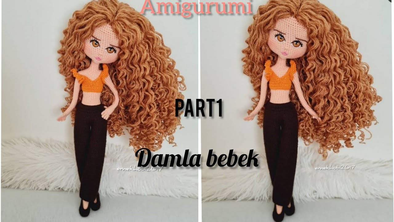 Amigurumi Damla Bebek Pantolon Yapımı(ENG SUBTİTLES ON)