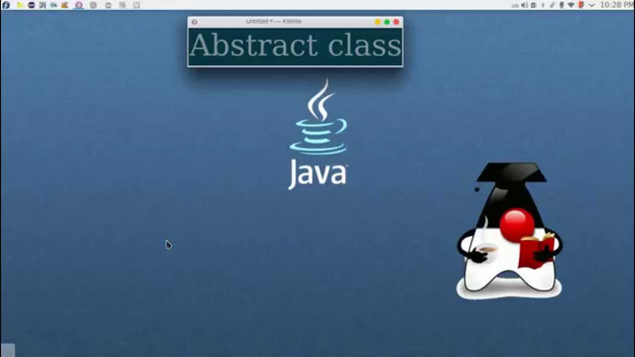 134 Java Abstract Class method كلاس التجريد جافا