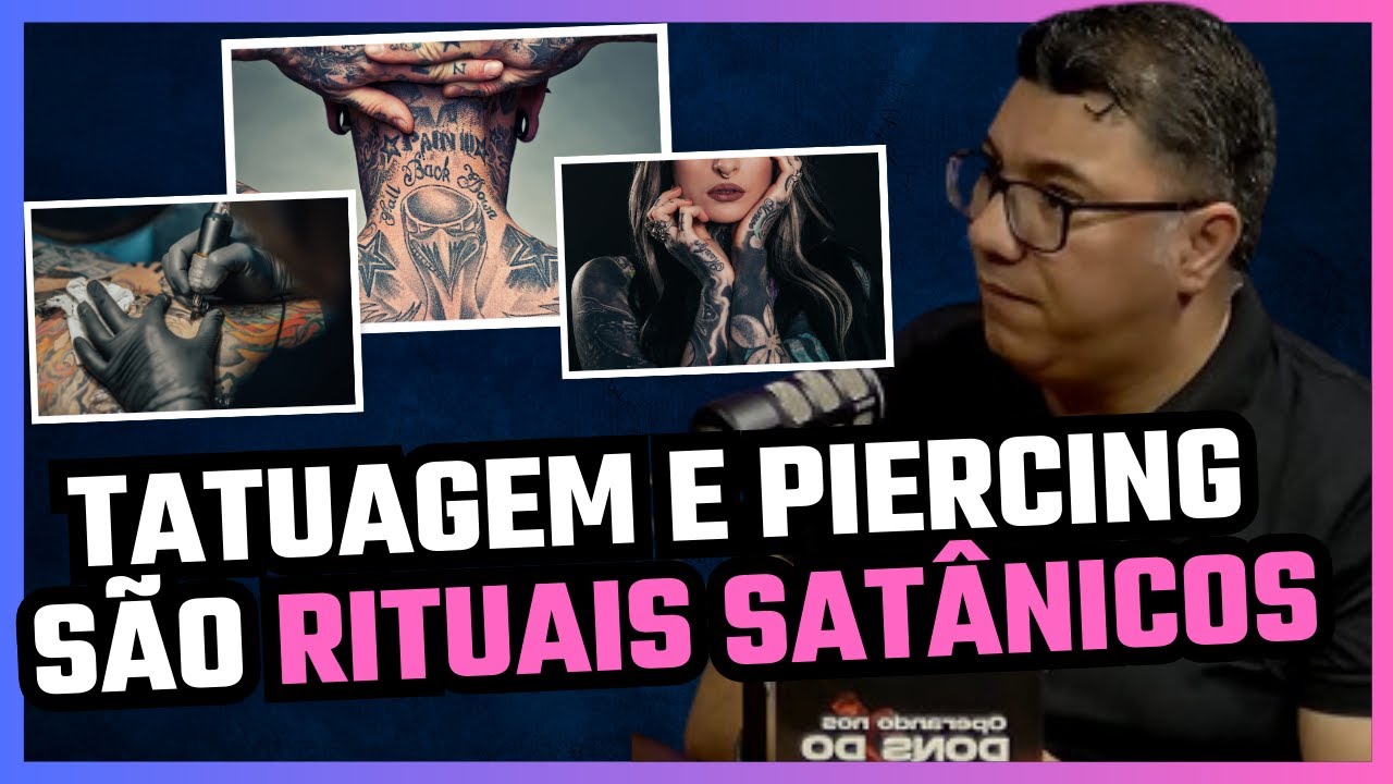PASTOR FALA SOBRE OS DEMÔNIOS QUE ATUAM NAS TATUAGENS E PIERCINGS | PR. ROGÉRIO ZAYIT
