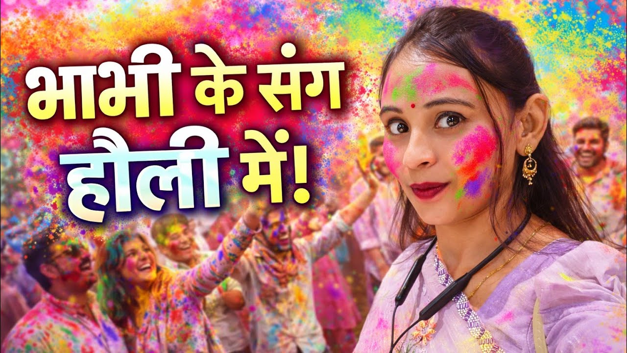 देवर  के संग होली में लाइव जुड़े और बहुत सारे मस्ती भरी बातें करें