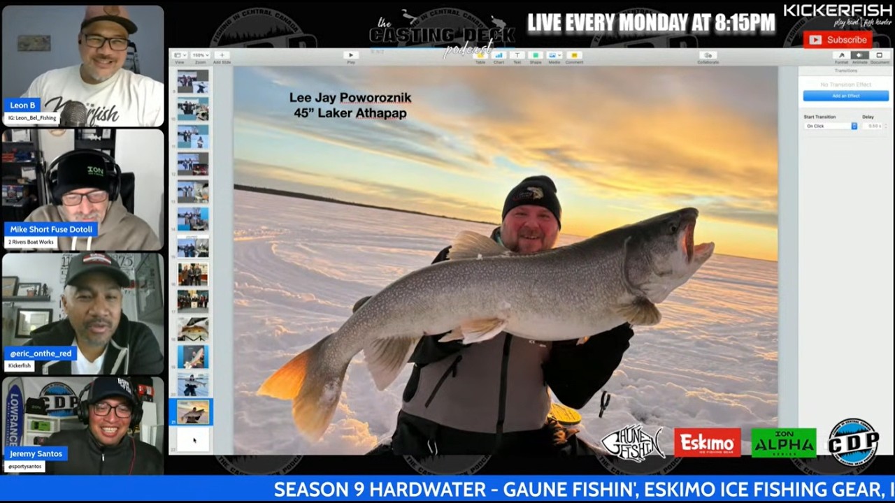 Red River GREENBACKS for the Win! - The Casting Deck Podcast - Eps 12 Season 9 Hardwater