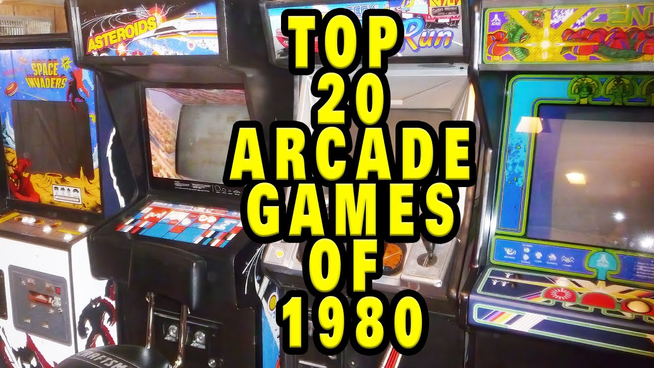 Top 20 ARCADE games of 1980 from Play Meter Magazine Operator Poll!