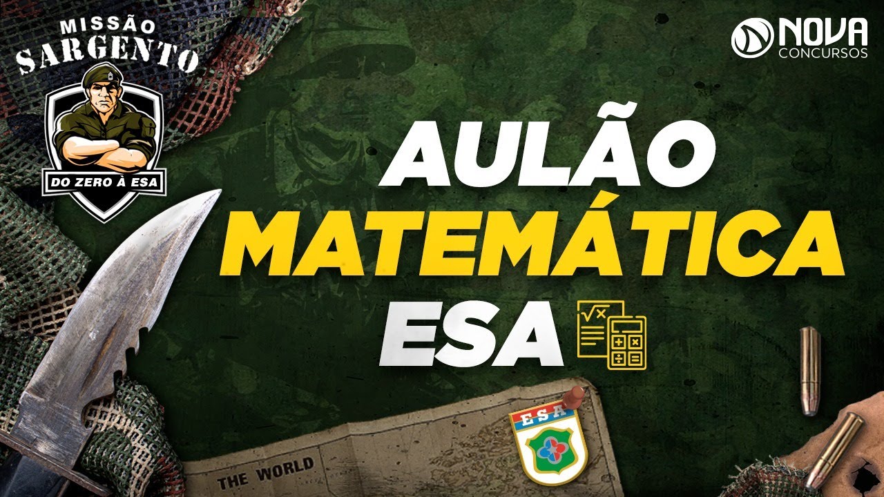 Aula GRATUITA Matemática ESA: Conjuntos e Probabilidade!