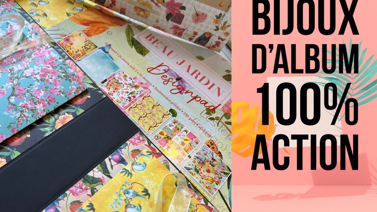 Scrapbooking, bijoux d’album 100% Action pour embellir notre album