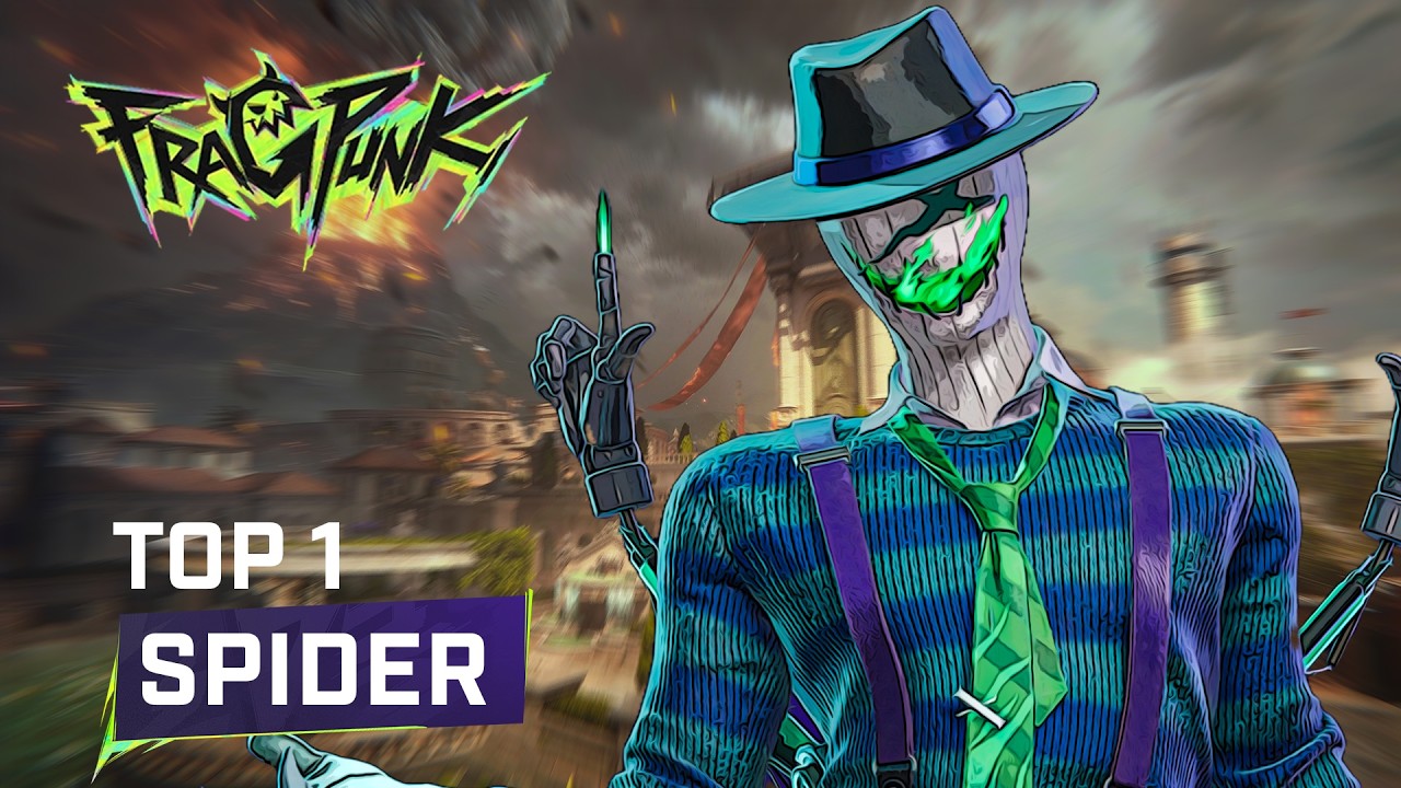 TOP #1 GLOBAL SPIDER ! Rye - FRAGPUNK PRO GAMEPLAY
