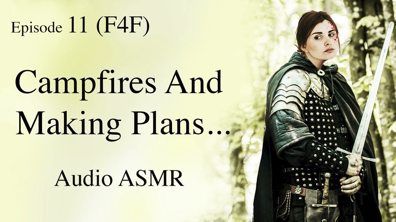 (F4F) Lady Knight and the Peasant Girl PART 11; ASMR Audio Sleep Story; Castle, Night, Fire Ambiance