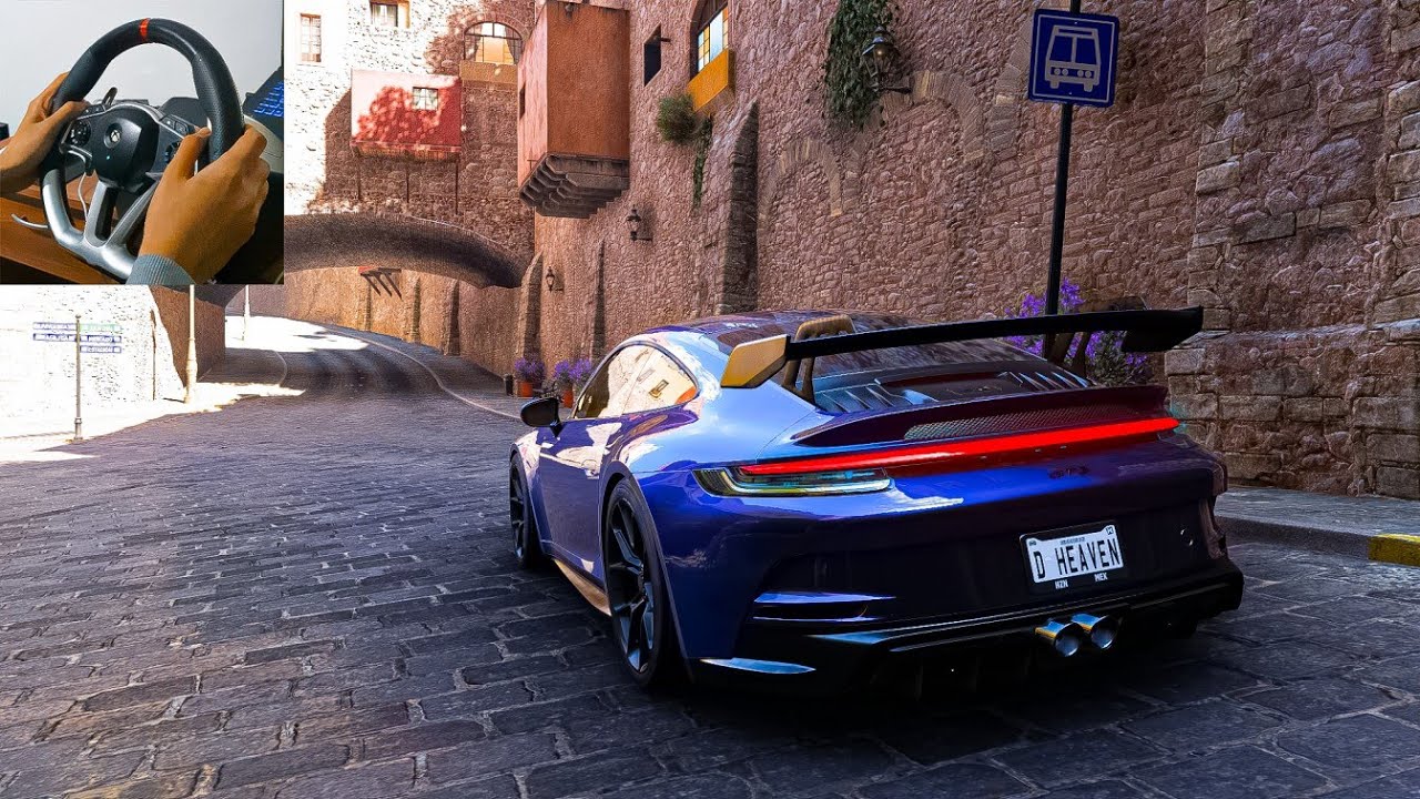 Porsche 911 GT3 RS | Forza Horizon 5 | Hori DLX Steering Wheel gameplay