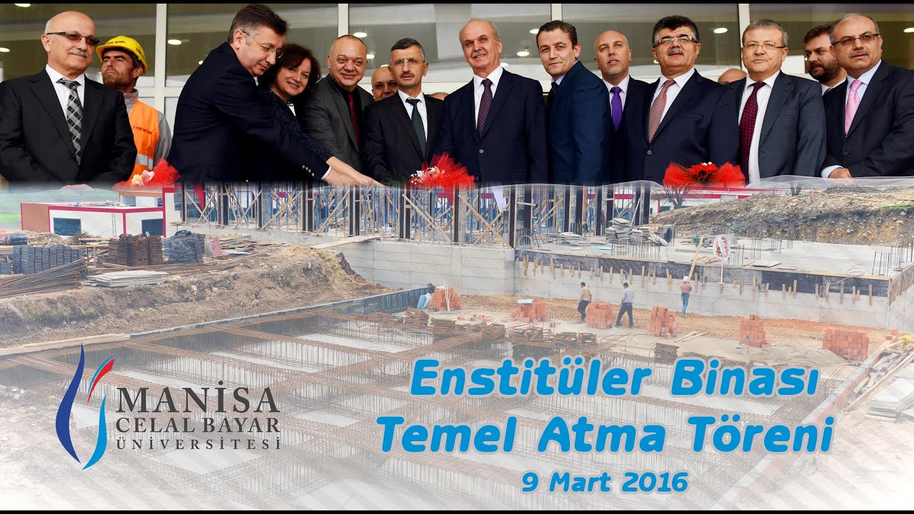 &Uuml;niversitemiz Enstit&uuml;ler Binası Temel Atma T&ouml;reni yapıldı 09.03.2016