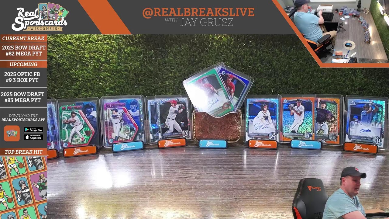 2025 Bowman Draft #82 MEGA CASE Pick Your Team (1/28/26)