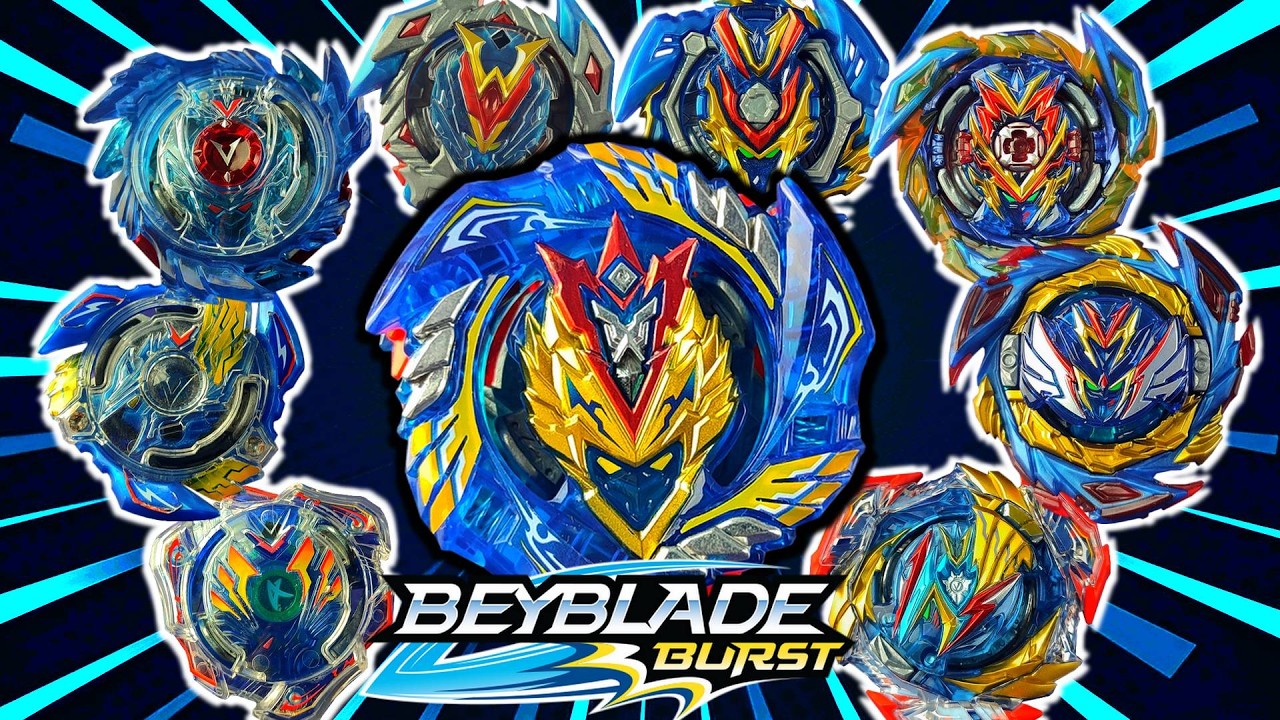 TOUTES les EVOLUTIONS de VALKYRIE ! ou Valtryek dans Beyblade Burst