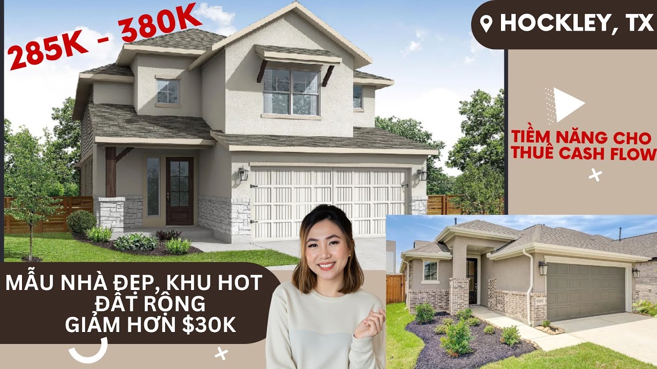 Nhà đẹp chất lượng giá tốt tại thành phố đang phát triển - Hockley TX