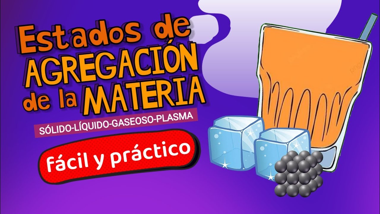 Estados de AGREGACI&Oacute;N de la materia ⚡f&aacute;cil y sencillo con ejemplos en 4 minutos