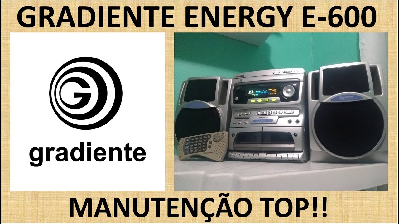 Gradiente Energy E-600: Manutenção!!
